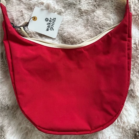 Walker Goods Bay Bag Red Crossbody NWT - Picture 4 of 5